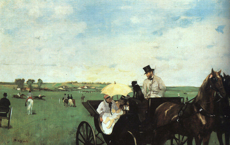At the Races in the Country CGF, Edgar Degas