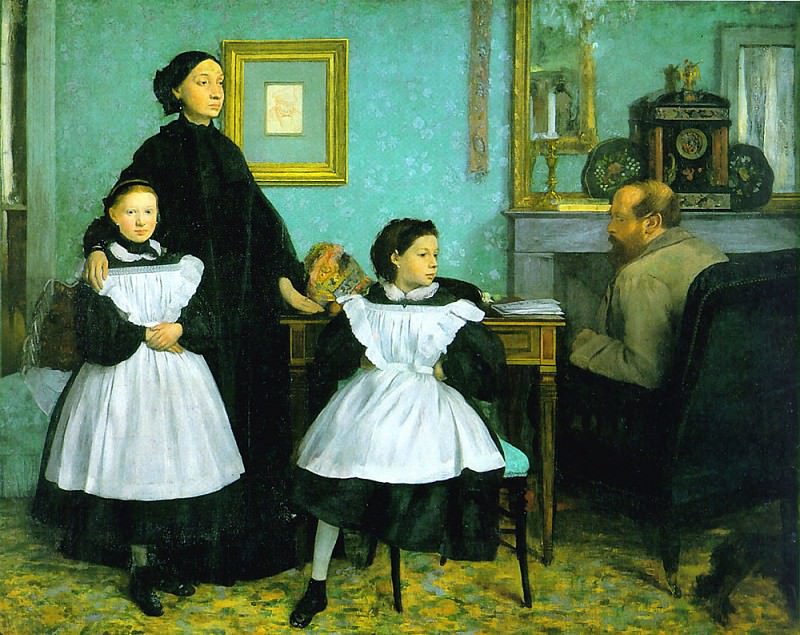 Belleli Family, Edgar Degas