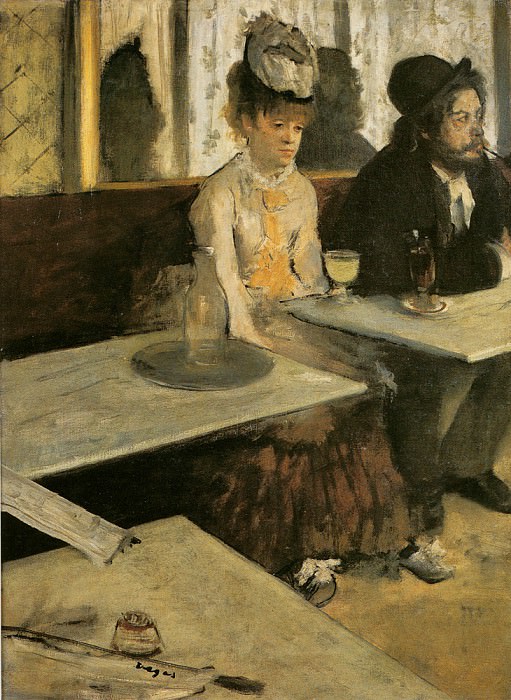 Degas Edgar Absinthe, Edgar Degas