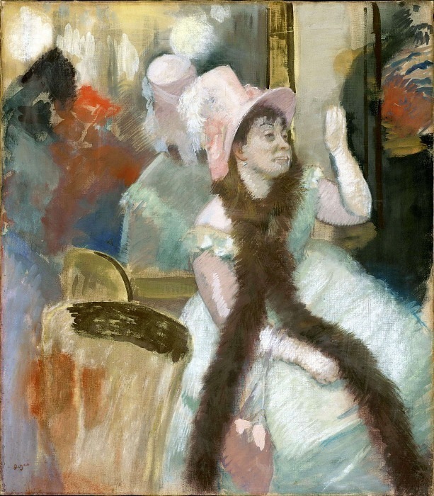 Портрет женщины после костюмированного бала , Эдгар Дега