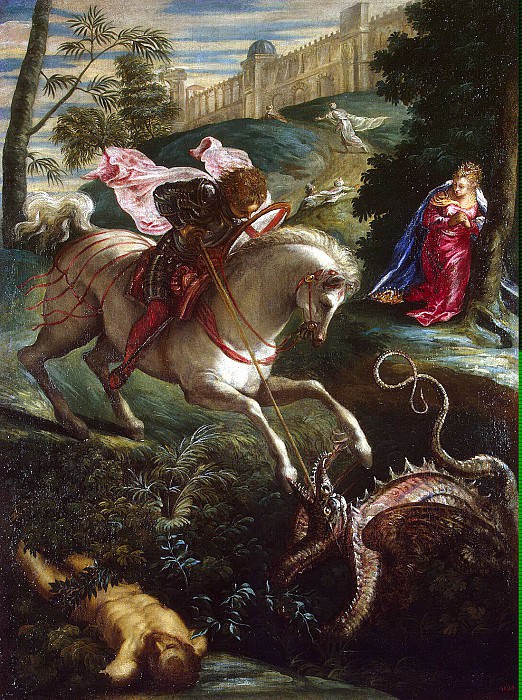 Tintoretto. St. George, Hermitage ~ part 11