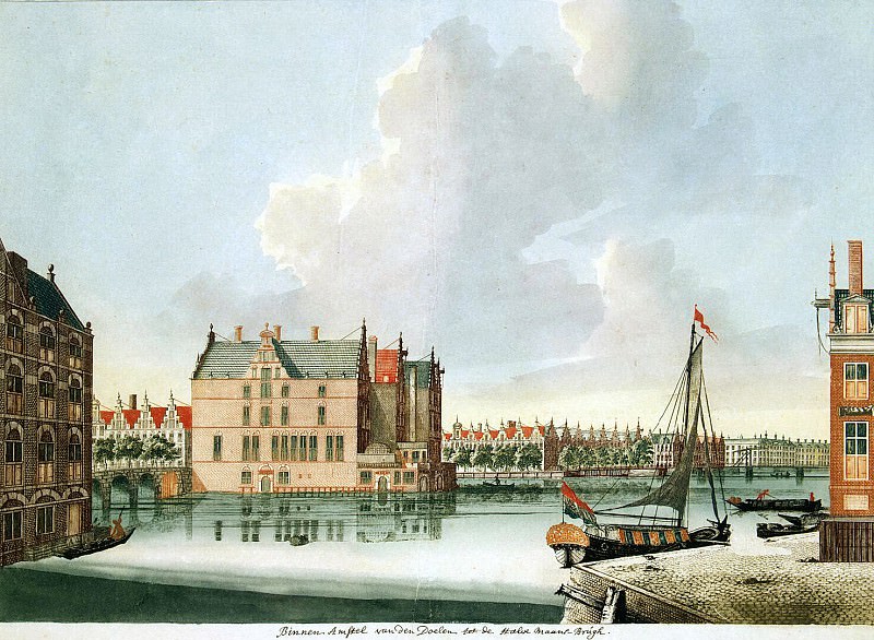 Tayler, Johannes. View of the river Amstel, Hermitage ~ part 11