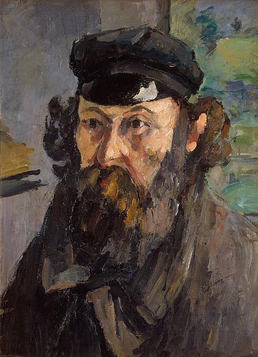 Cezanne, Paul. Self-Portrait in cap, Hermitage ~ part 11