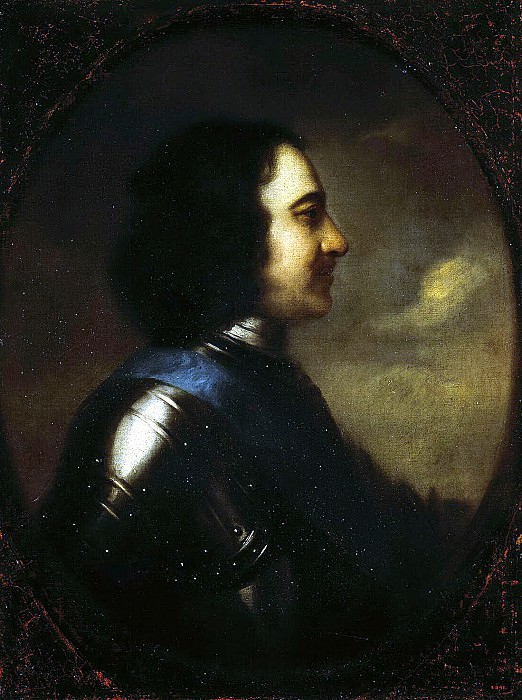 Tannauer, Johann Gottfried. Portrait of Peter I, Hermitage ~ part 11
