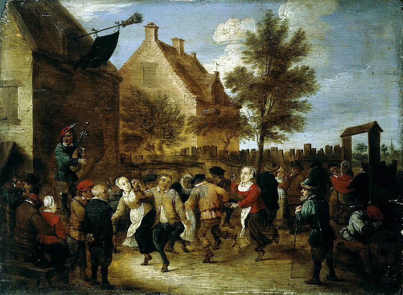 Teniers, Abraham. Village Festival, Hermitage ~ part 11