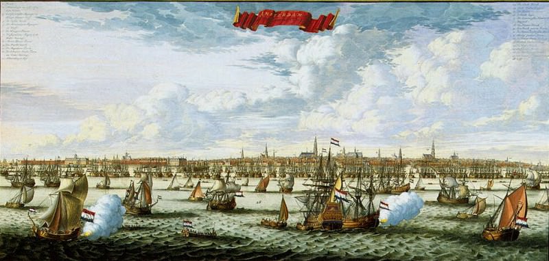 Стопендаль, Даниель – Панорама и план Амстердама со стороны залива Эй, Эрмитаж ~ часть 11