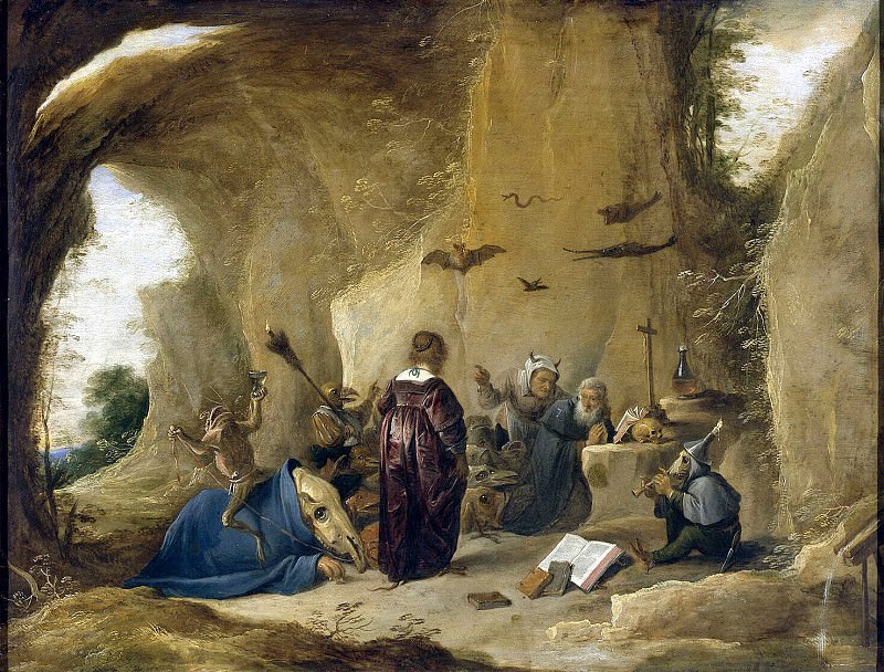 Teniers, David the Younger. Temptation of St. Anthony, Hermitage ~ part 11