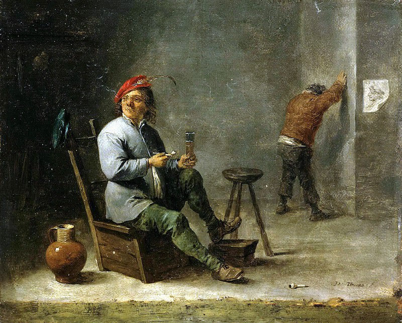 Teniers, David the Younger. Smoker, Hermitage ~ part 11