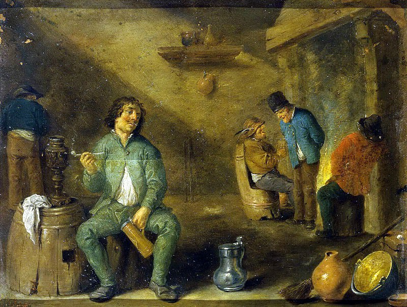 Teniers, David the Younger. Smoker , Hermitage ~ part 11