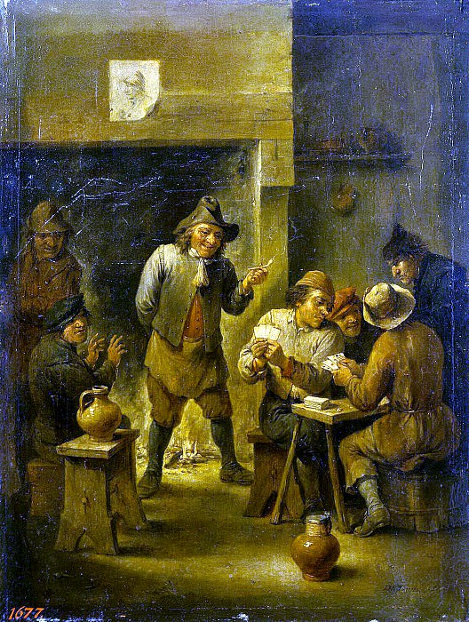 Teniers, David the Younger. Peasants in a Tavern, Hermitage ~ part 11