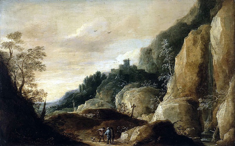 Teniers, David the Younger. Mountain landscape, Hermitage ~ part 11
