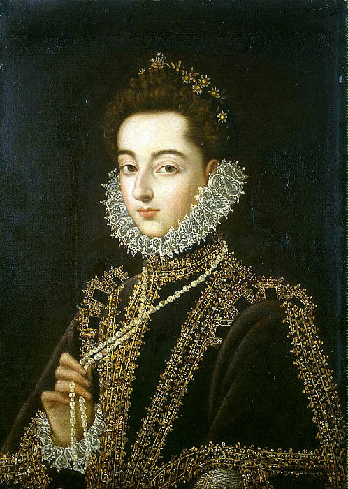 Sanchez Coello, Alonso. Portrait of the Infanta Catalina Michaela of Austria, Hermitage ~ part 11