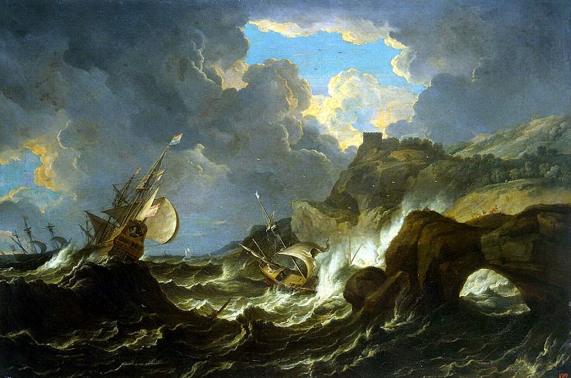 Tempesta Pietro. Storm at Sea, Hermitage ~ part 11