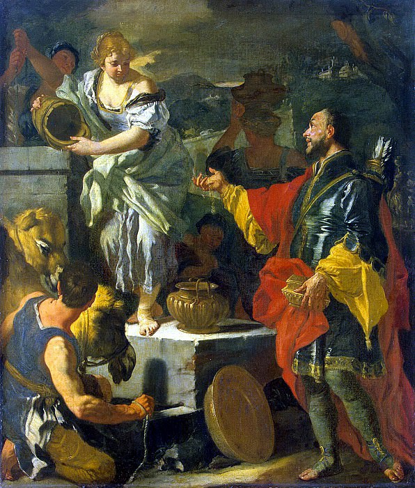 Solimena, Francesco. Rebekah at the Well, Hermitage ~ part 11