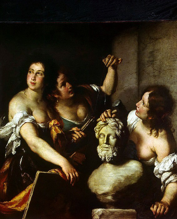 Strozzi, Bernardo. Allegory of the Arts, Hermitage ~ part 11