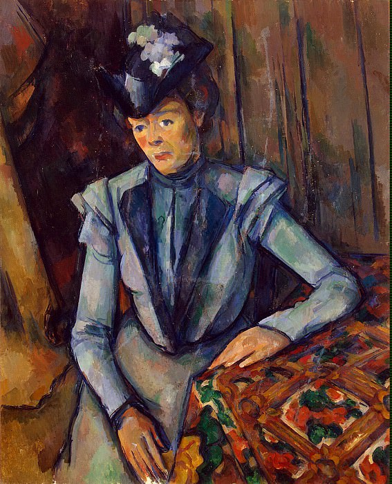 Cezanne, Paul. Lady in Blue, Hermitage ~ part 11