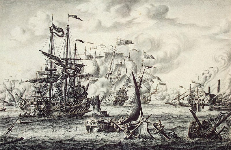 Salm, Adrian van der. Sea battle, Hermitage ~ part 11