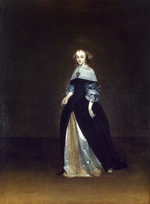 Terborch, Gerard. Portrait of Catarina van Leynink, Hermitage ~ part 11