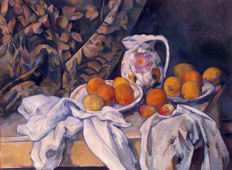 Cezanne, Paul. Still Life with Drapery, Hermitage ~ part 11