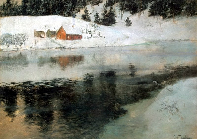 Tauli, Frits. Winter landscape, Hermitage ~ part 11