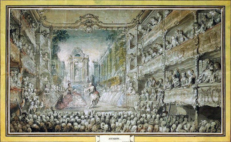 Saint-Aubin, Gabriel de. Submission of Armida in the old hall of the opera, Hermitage ~ part 11