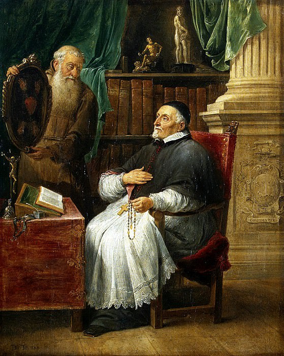 Teniers, David the Younger. Portrait of Ghent, Bishop Anthony Trista and his brother. Capuchin Friars Eugene, Hermitage ~ part 11