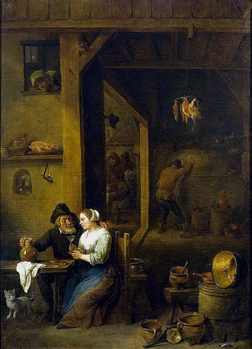 Teniers, David the Younger. The scene in the pub, Hermitage ~ part 11