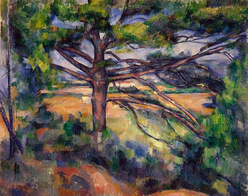 Cezanne, Paul. A large pine tree near Aix, Hermitage ~ part 11