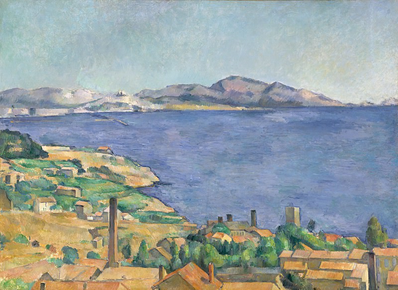Paul Cézanne – The Gulf of Marseilles Seen from L’Estaque, Metropolitan Museum: part 3