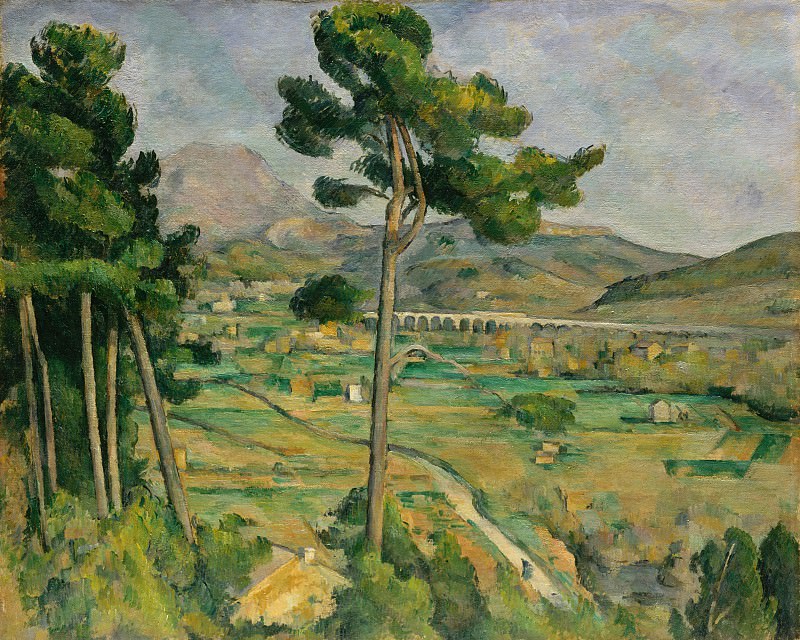 Paul Cézanne – Mont Sainte-Victoire and the Viaduct of the Arc River Valley, Metropolitan Museum: part 3