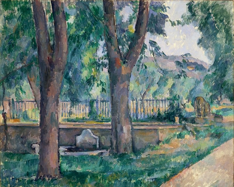 Paul Cézanne – The Pool at the Jas de Bouffan, Metropolitan Museum: part 3