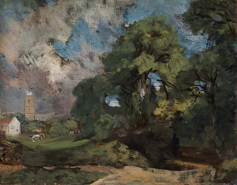 John Constable – Stoke-by-Nayland, Metropolitan Museum: part 3