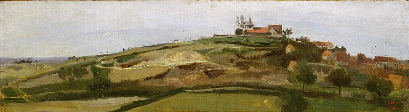 Camille Corot – View of Lormes, Metropolitan Museum: part 3