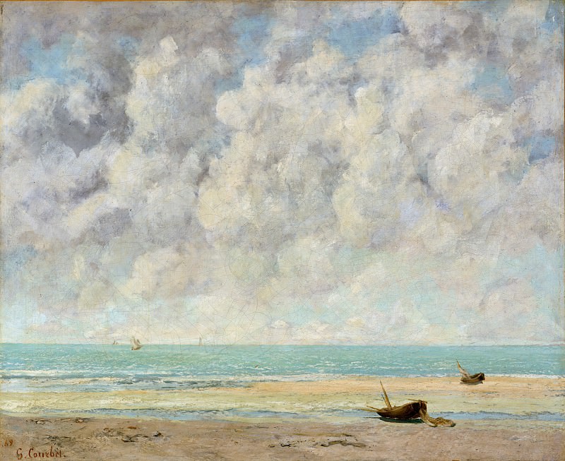Gustave Courbet – The Calm Sea, Metropolitan Museum: part 3