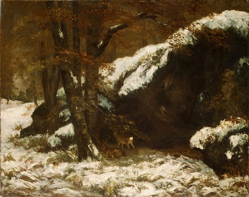 Gustave Courbet – The Deer, Metropolitan Museum: part 3