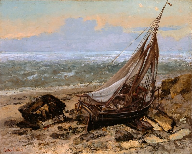 Gustave Courbet – The Fishing Boat, Metropolitan Museum: part 3