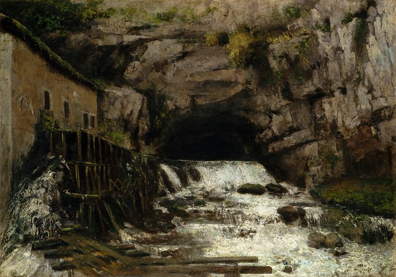 Gustave Courbet – The Source of the Loue, Metropolitan Museum: part 3