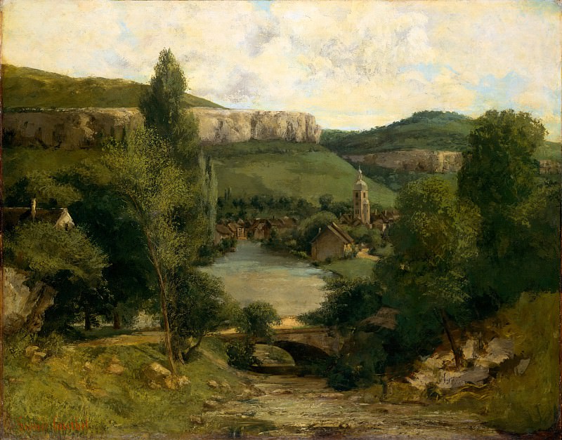 Gustave Courbet – View of Ornans, Metropolitan Museum: part 3