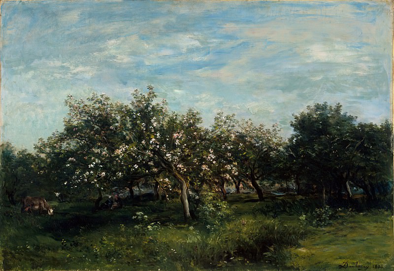 Charles-François Daubigny – Apple Blossoms, Metropolitan Museum: part 3