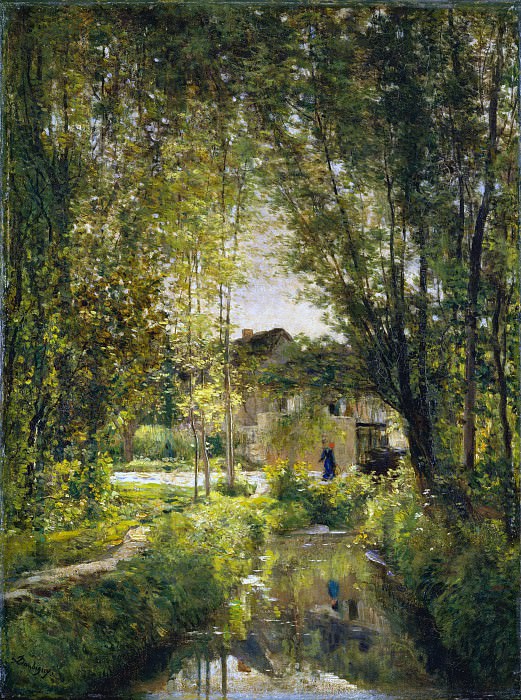 Charles-François Daubigny – Landscape with a Sunlit Stream, Metropolitan Museum: part 3
