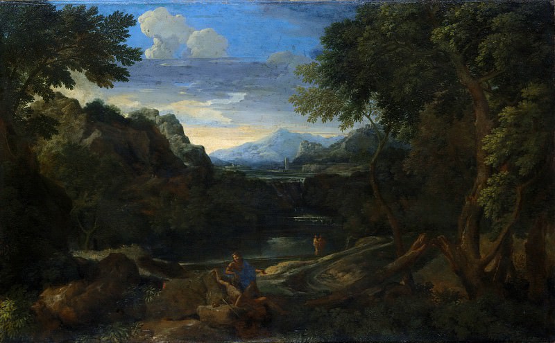Gaspard Dughet – Imaginary Landscape, Metropolitan Museum: part 3