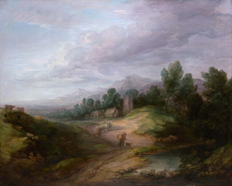 Thomas Gainsborough – Wooded Upland Landscape, Metropolitan Museum: part 3