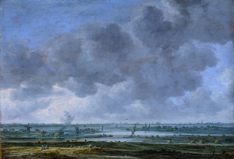 Jan van Goyen – View of Haarlem and the Haarlemmer Meer, Metropolitan Museum: part 3