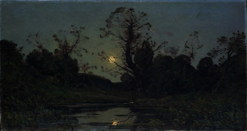 Henri-Joseph Harpignies – Moonrise, Metropolitan Museum: part 3