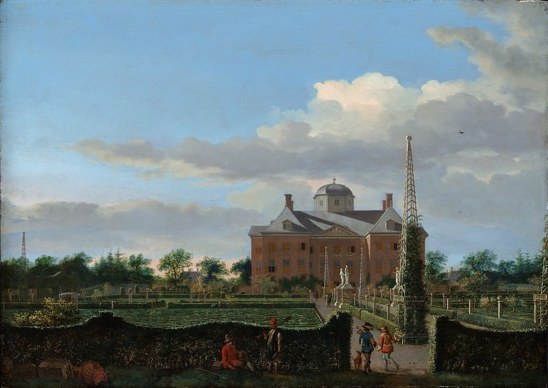 Jan van der Heyden – The Huis ten Bosch at The Hague and Its Formal Garden , Metropolitan Museum: part 3