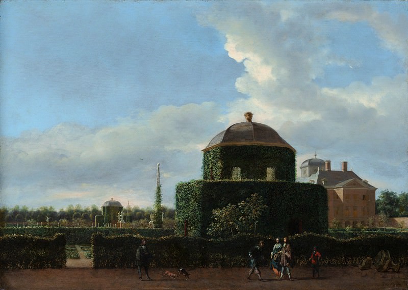 Jan van der Heyden – The Huis ten Bosch at The Hague and Its Formal Garden , Metropolitan Museum: part 3
