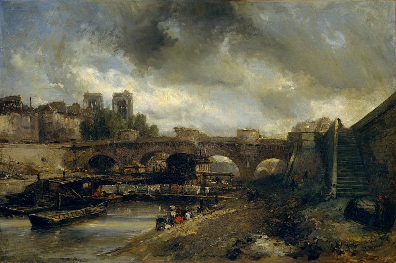 Johan Barthold Jongkind – The Pont Neuf, Metropolitan Museum: part 3