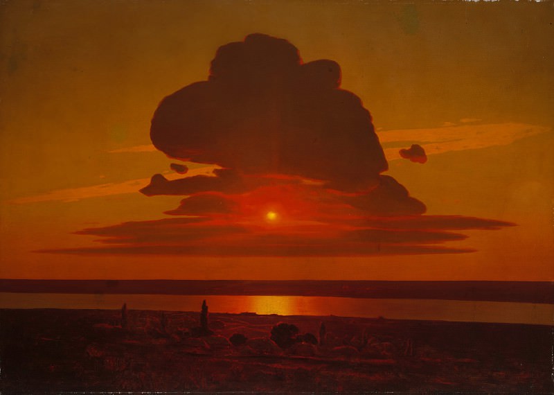 Arkhip Ivanovich Kuindzhi – Red Sunset on the Dnieper, Metropolitan Museum: part 3