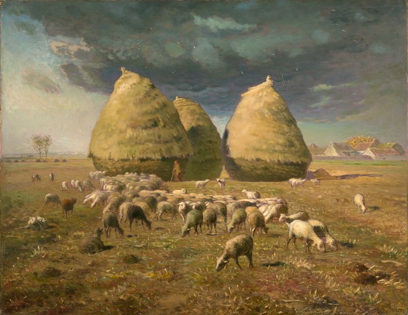 Jean-François Millet – Haystacks: Autumn, Metropolitan Museum: part 3
