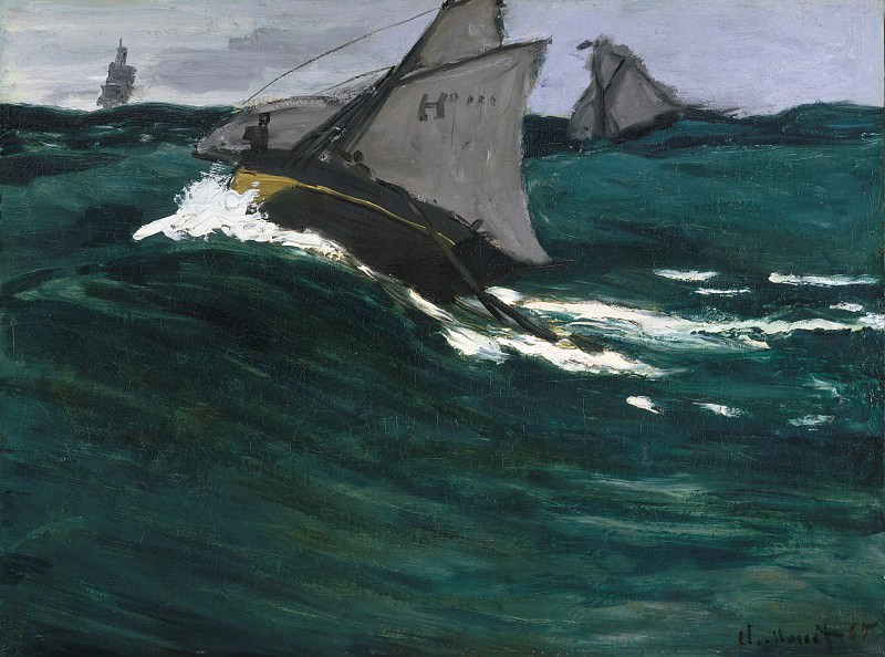 Claude Monet – The Green Wave, Metropolitan Museum: part 3